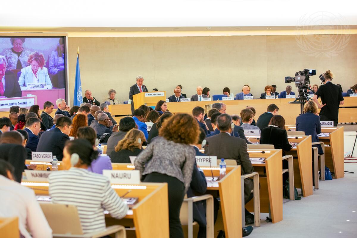 Secretary General Addresses 55th Session Of Human Rights Council UN Photo