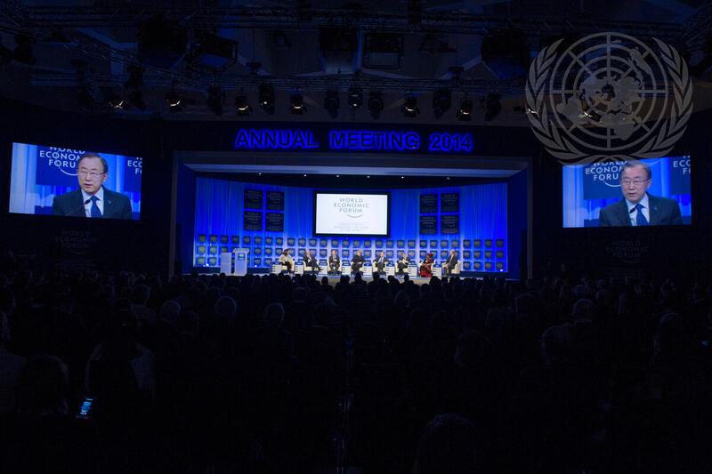 Secretary-General Addresses 2014 World Economic Forum