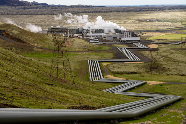 Hellisheidi Geothermal Power Plant in Iceland