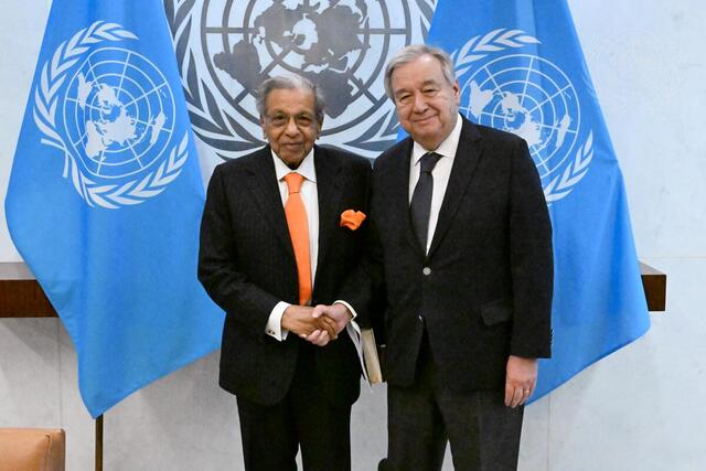 Secretary-General Meets with Former Member of Parliament of India