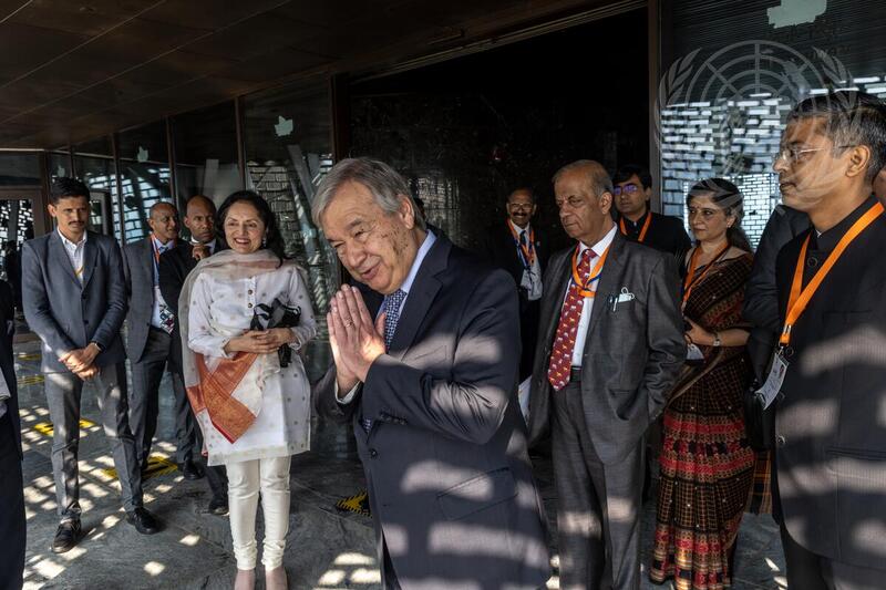 Secretary-General Visits Statue of Unity in India
