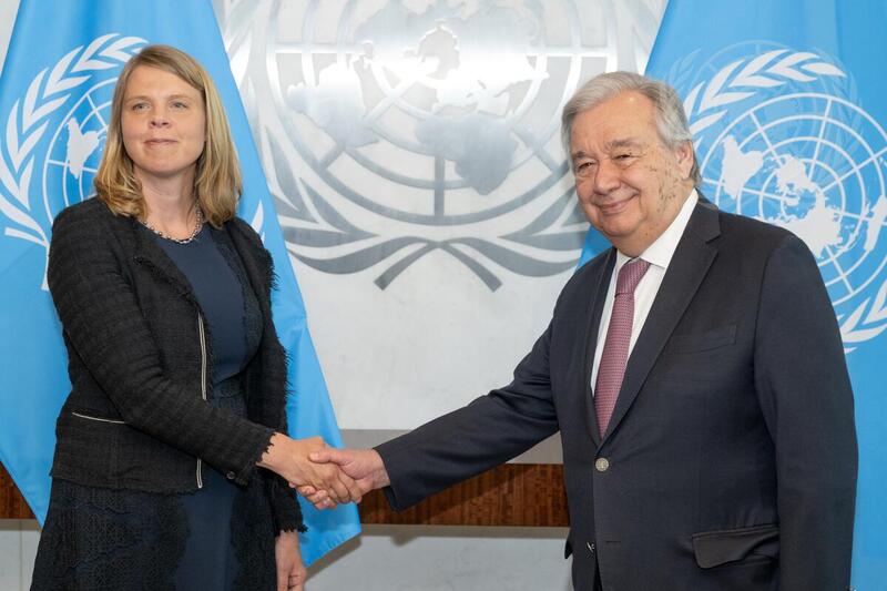 Permanent Observer of International Union for Conservation of Nature Presents Credentials to Secretary-General