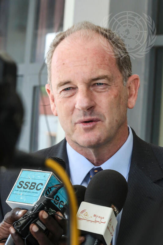 Head of UNMISS Speaks to Press