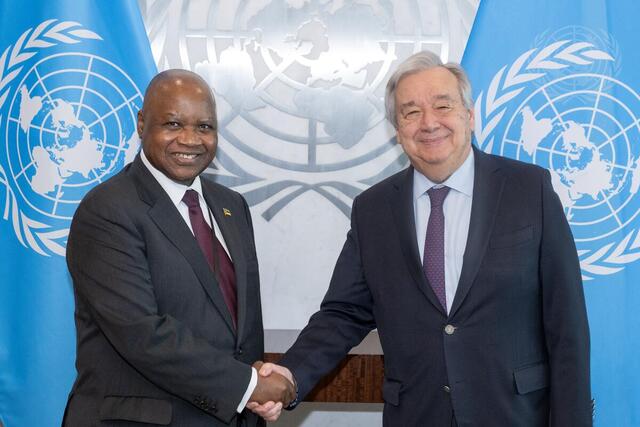 Secretary-General Meets with President of Security Council for May