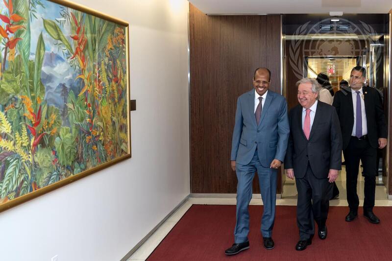 Secretary-General Meets with Chairperson of African Union Commission
