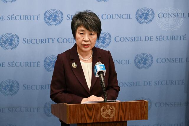 President of Security Council Briefs Press