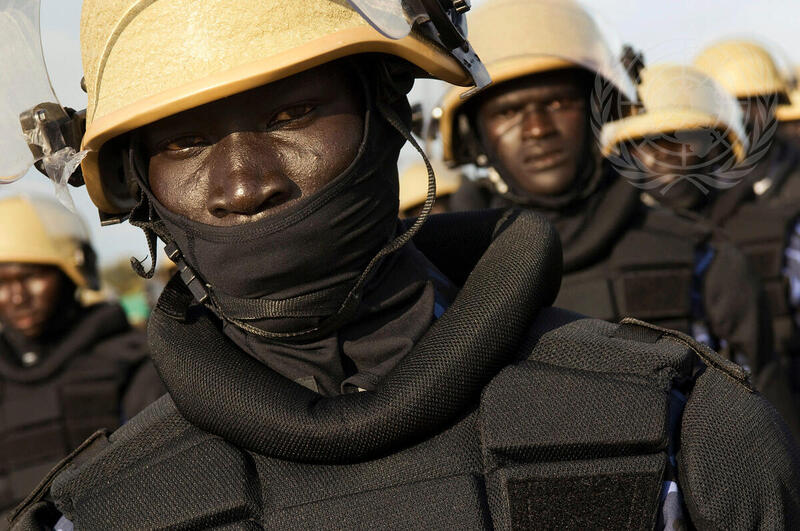 South Sudan Police Recruits at Training Academy