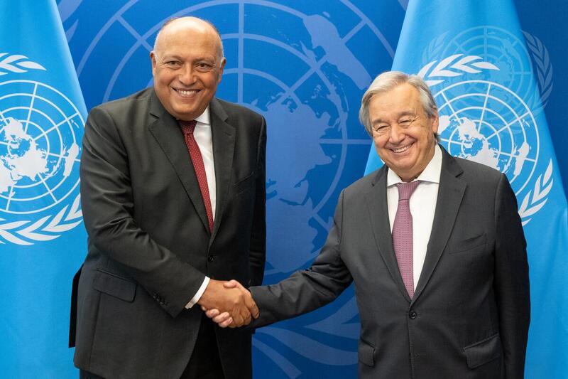 Secretary-General Meets with Foreign Minister of Egypt