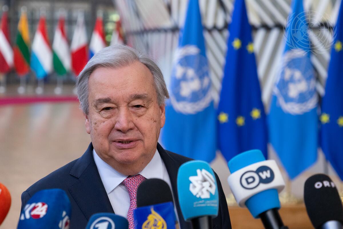 Secretary-General Briefs Press with President of European Council