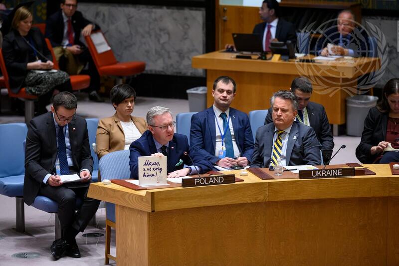 Security Council Meets on Maintenance of Peace and Security of Ukraine