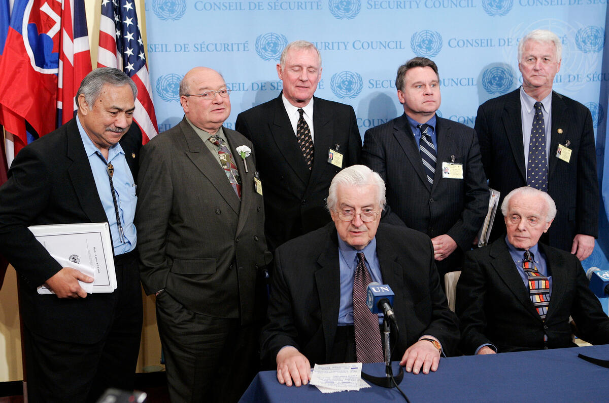 United States Congressional Delegation Speaks to Media | UN Photo