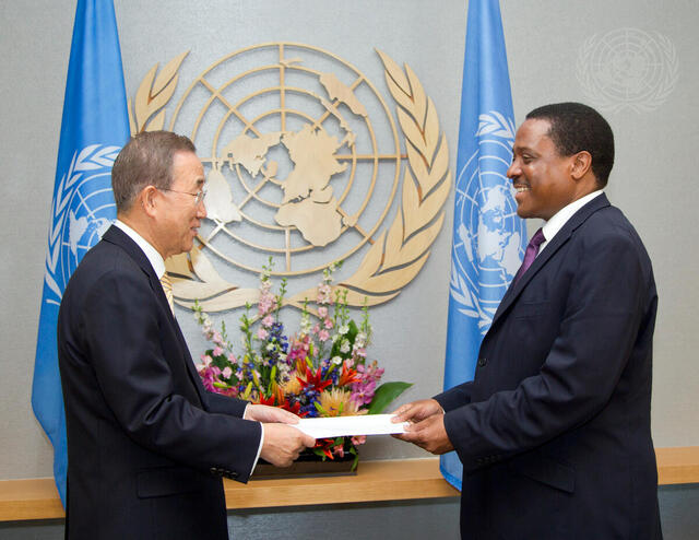 Permanent Representative of Mozambique Presents Credentials
