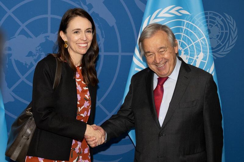 Secretary-General Meets with Prime Minister of New Zealand