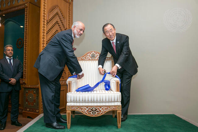 Hand-over Ceremony of Chairs Donated by Oman to UN
