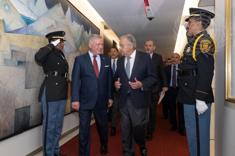 Secretary-General Meets with King of Jordan