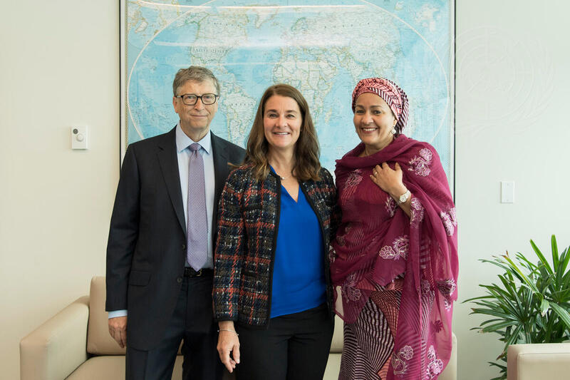 Deputy Secretary-General Meets Bill and Melinda Gates