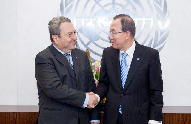 Secretary-General Meets Israeli Defense Minister