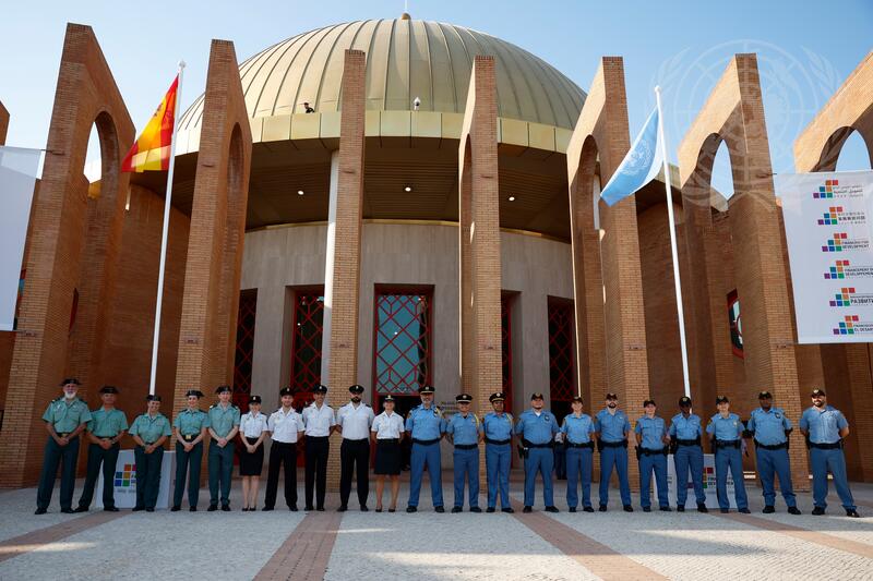 Flag Ceremony during Opening of 4th International Conference on Financing for Development