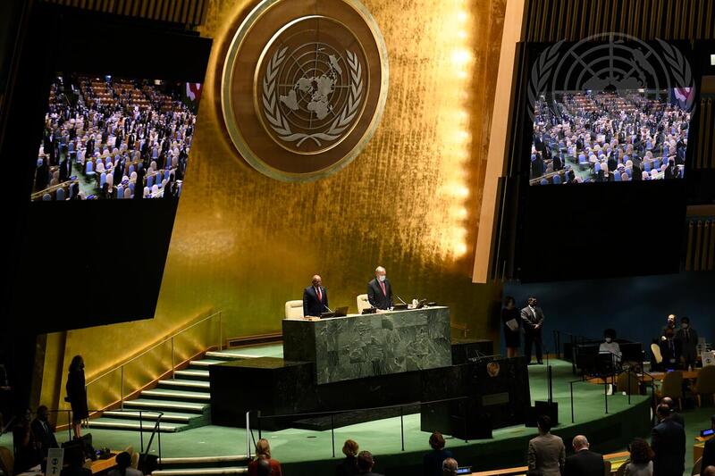 Opening Meeting of 76th Session of General Assembly