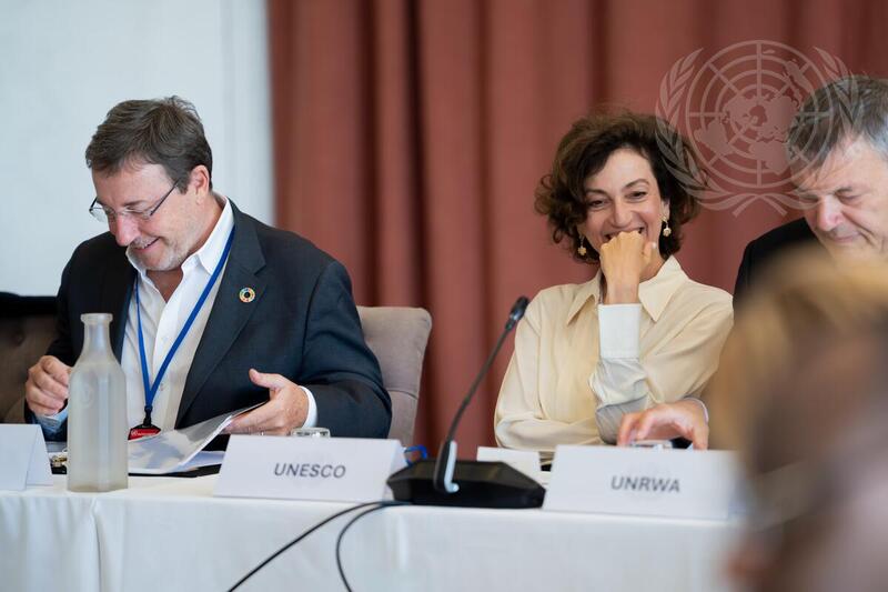 UN Chief Executives Board Members Gather Ahead of Meeting with Secretary-General