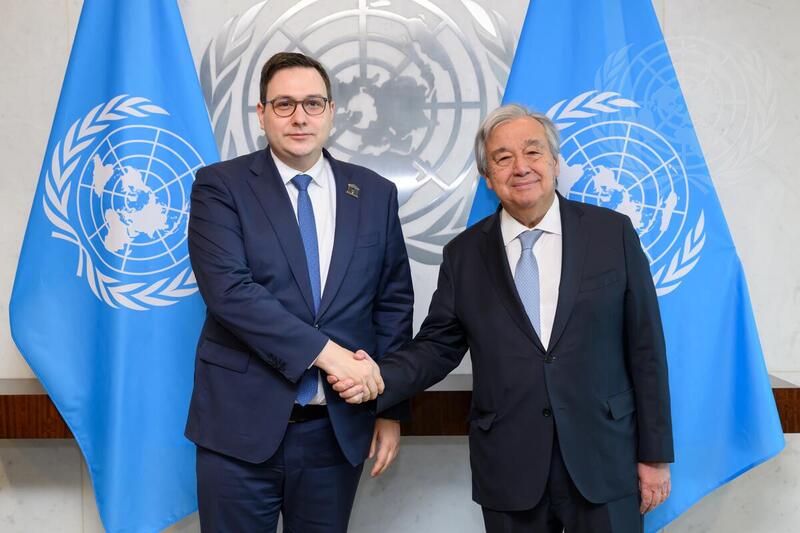 Secretary-General Meets with Minister for Foreign Affairs of Czech Republic