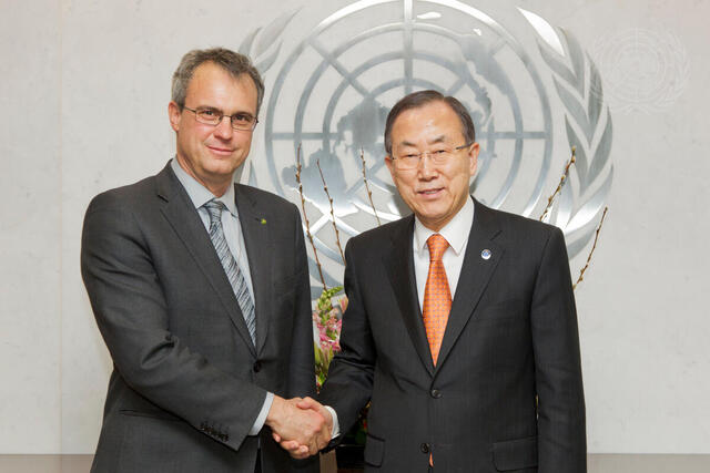 Secretary-General Meets Head of FAO Forestry