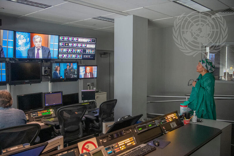 Secretary-General Holds Virtual Press Briefing on Coronavirus Outbreak