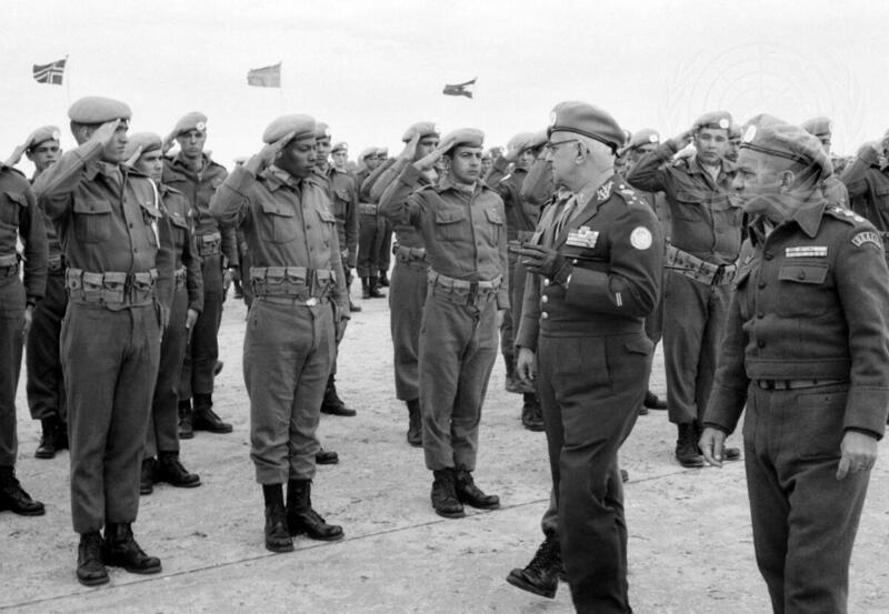 Rotation of Brazilian Troops Serving with UNEF