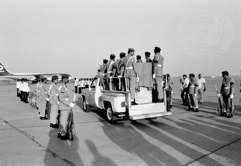 United Nations Iran-Iraq Military Observer Group (UNIIMOG) Supervises ...