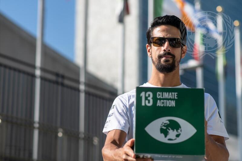 Formula-E Champion and UNEP Clean Air Advocate Visits UNHQ