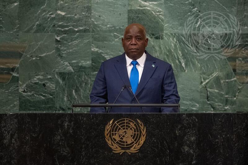 Prime Minist of Bahamas Addresses General Assembly Debate
