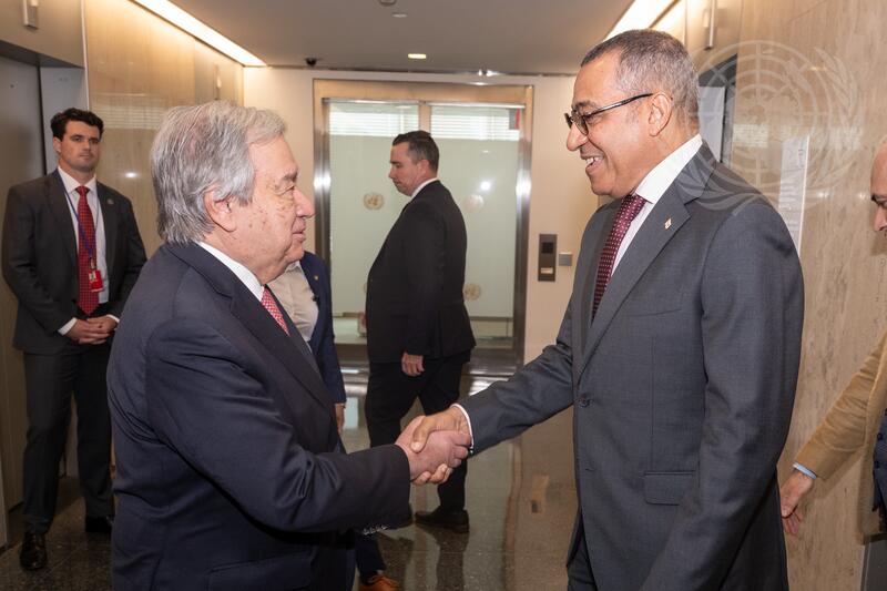 Secretary-General Meets with President of Sao Tome and Principe