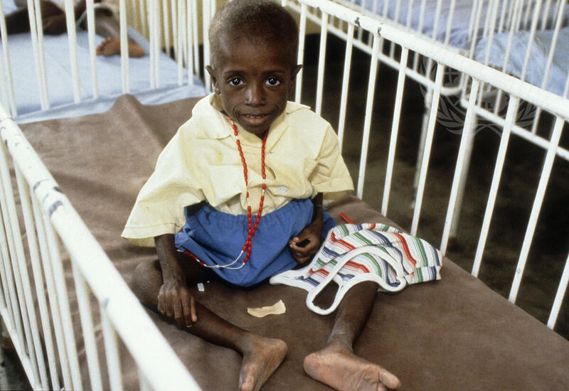 Children with AIDS in Haiti UN Photo