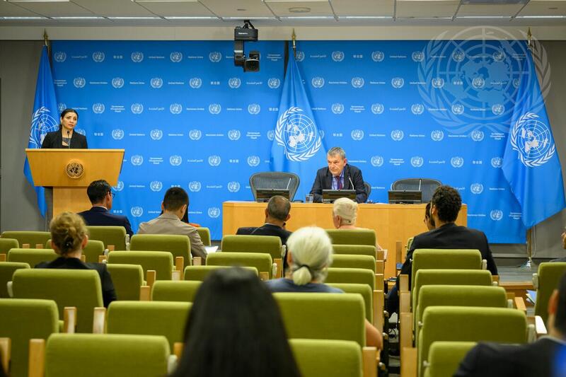 Commissioner-General of UNRWA Briefs Press