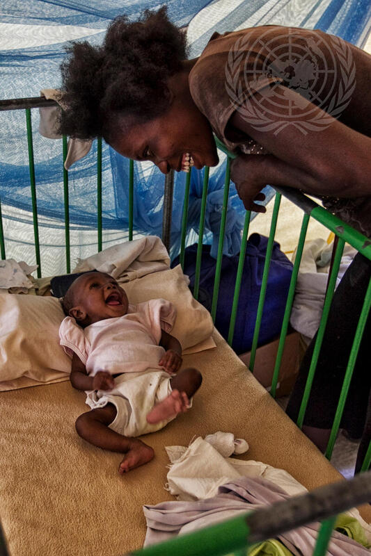 UNICEF Help Create Nutrition Centre at Port-au-Prince's General Hospital