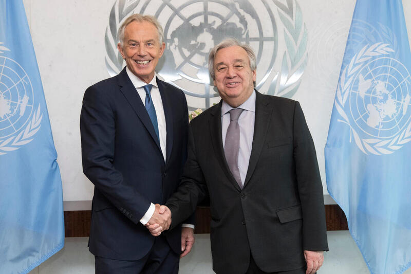 Secretary-General Meets Executive Chairman of Institute for Global Change