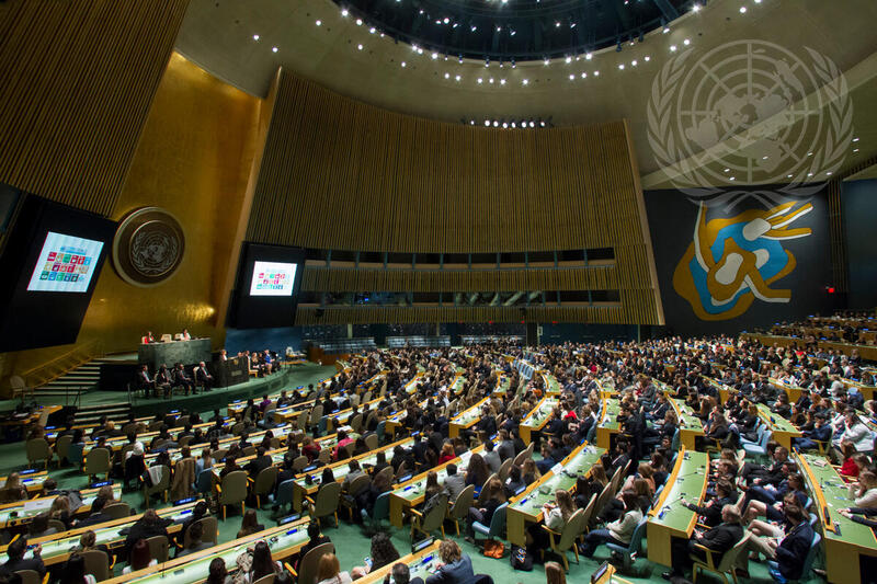 Secretary-General Addresses Model United Nations Conference | UN Photo