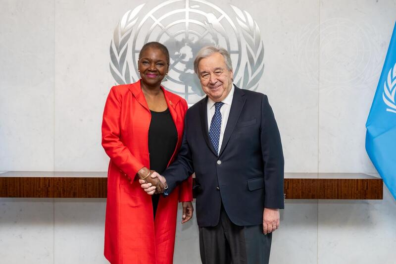 Secretary-General Meets with Valerie Amos