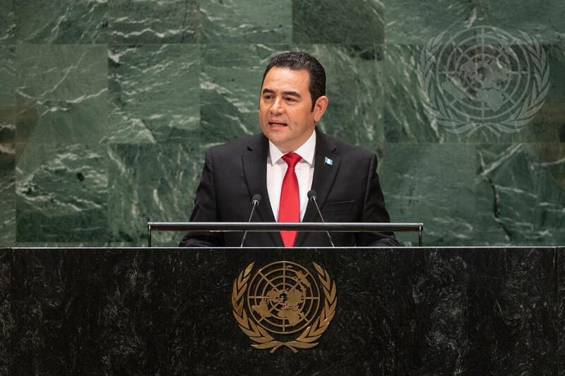 President of Guatemala Addresses General Assembly