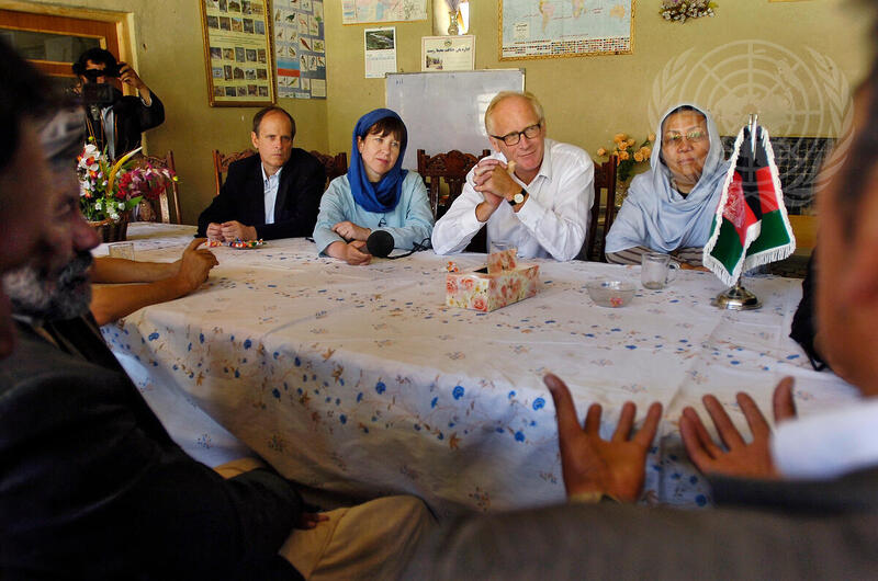 Special Representative for Afghanistan Speaks with Village Elders