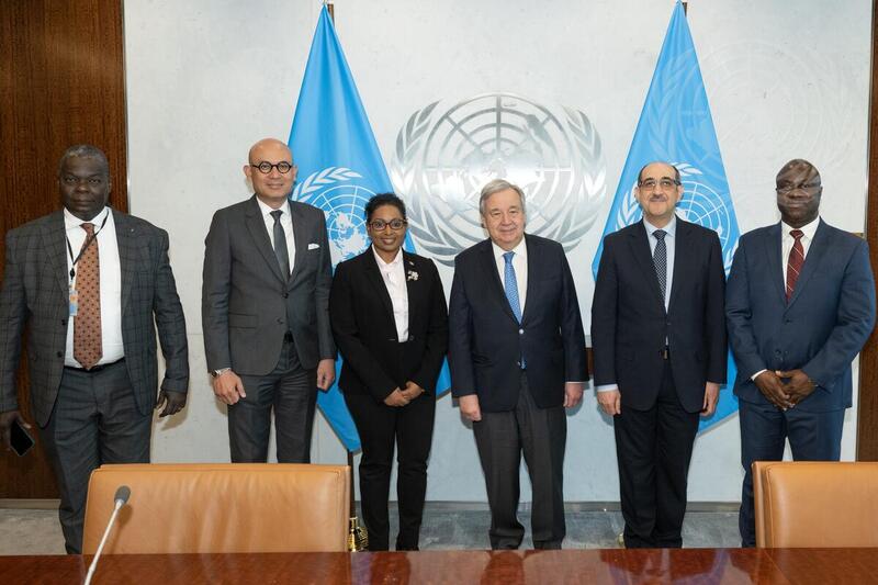 Secretary-General Meets with Bureau of Special Committee on Decolonization