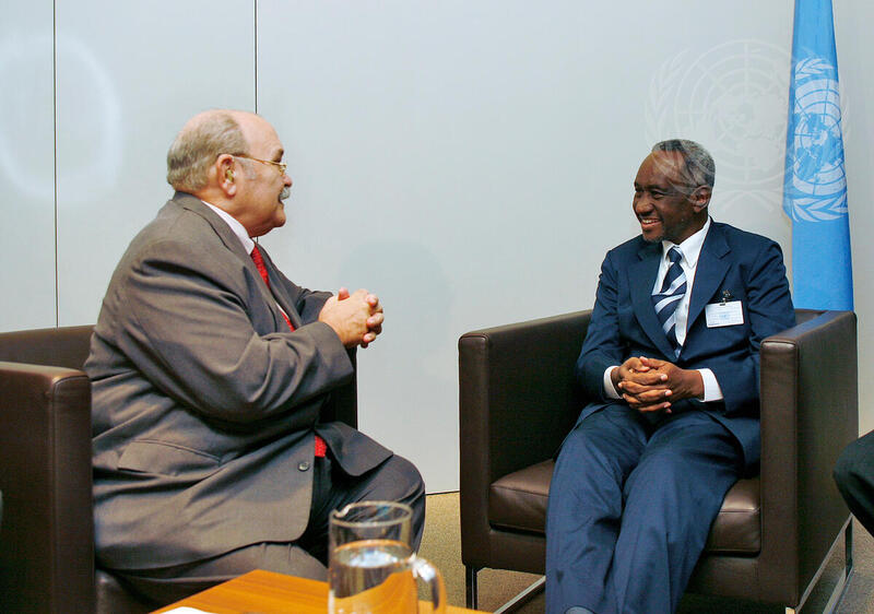 General Assembly President Meets Vice-President of the Sudan