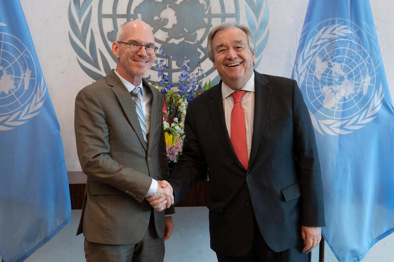 Secretary-General Meets Special Representative for UNSOM