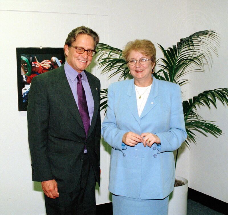 Deputy Secretary-General Meets with Michael Douglas, Actor and United Nations Messenger of Peace