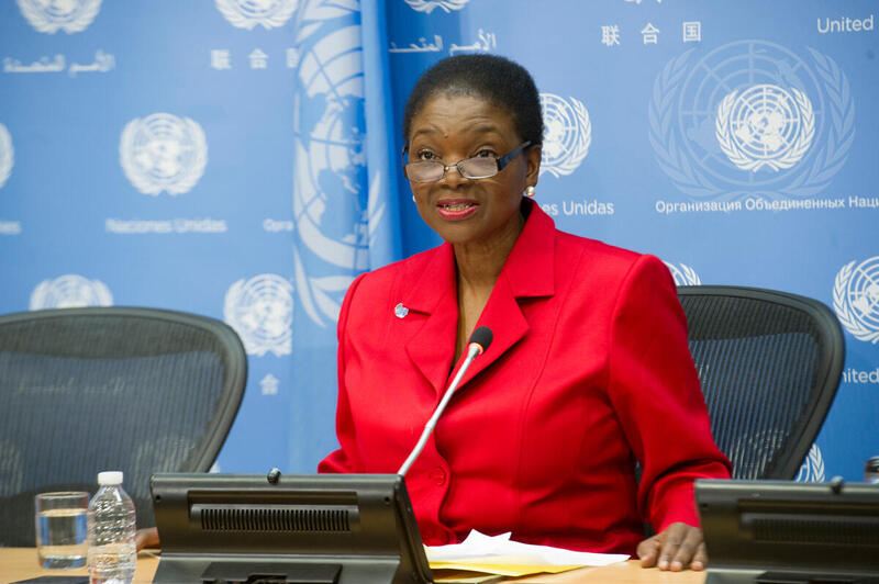 USG for Humanitarian Affairs Briefs the Press