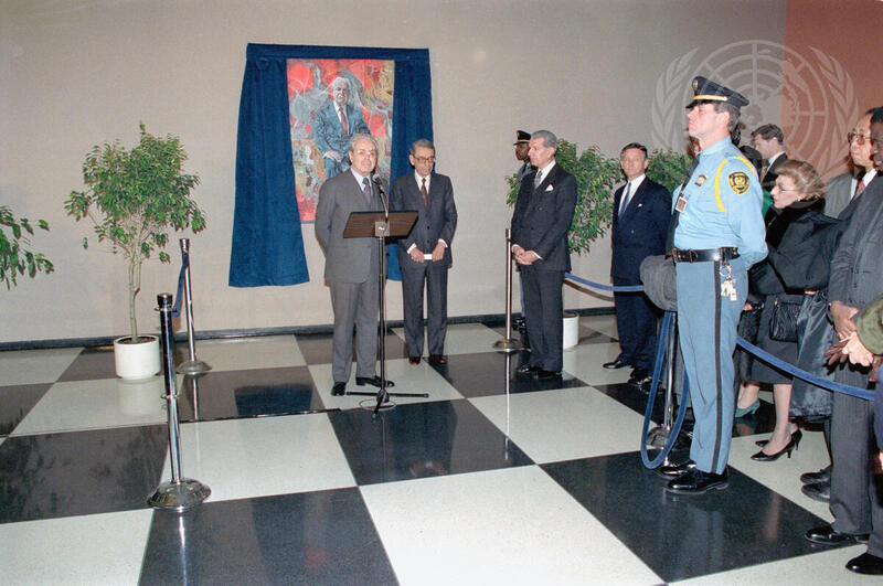 Unveiling of Portrait of the Fifth Secretary-General of the United Nations