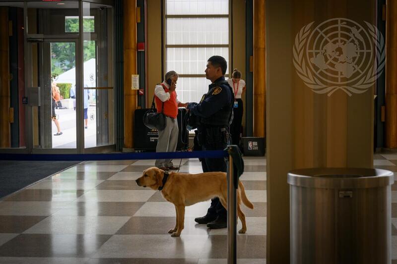 Scene at UN Headquarters during Second Day of 80th General Assembly Debate