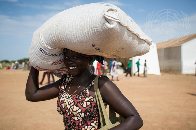 Displaced Persons in Minkammen, South Sudan