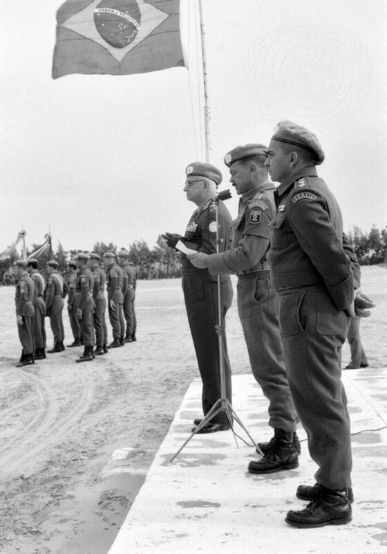 Rotation of Brazilian Troops Serving with UNEF