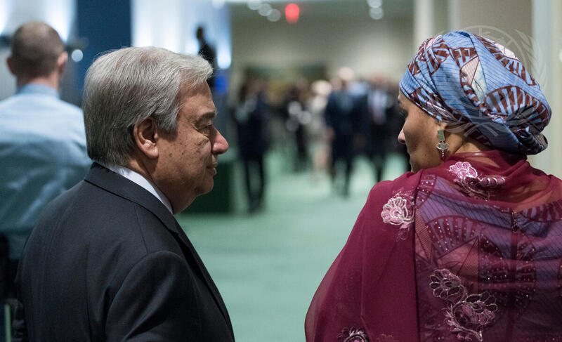 Secretary-General Hosts Welcome Reception for Heads of Delegation